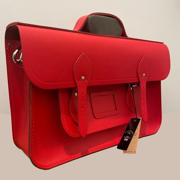 Cambridge Satchel Company - 15" Batchel - Bright Red - Picture 2 of 2